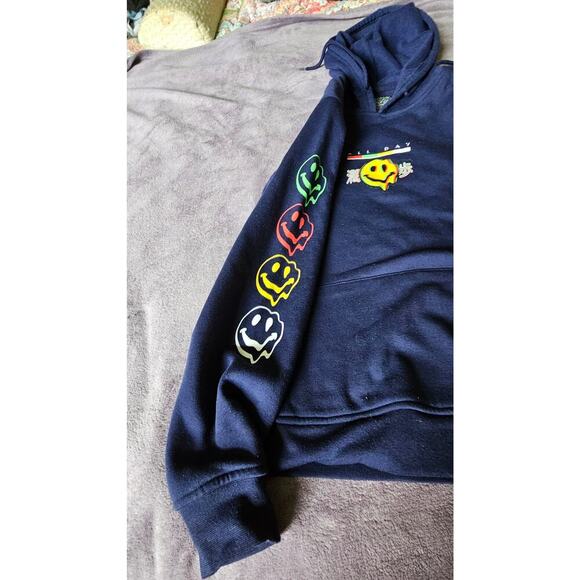 Brooklyn Cloth Mfg‎ Drip All Day navy hoody, men's size Small - Picture 3 of 10